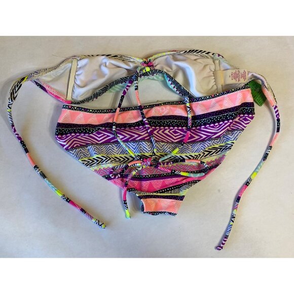 Merona M Gray & Yellow Striped Full-Zip Hoodie Black Alien Tee & Pink Bikini Set - Picture 14 of 14